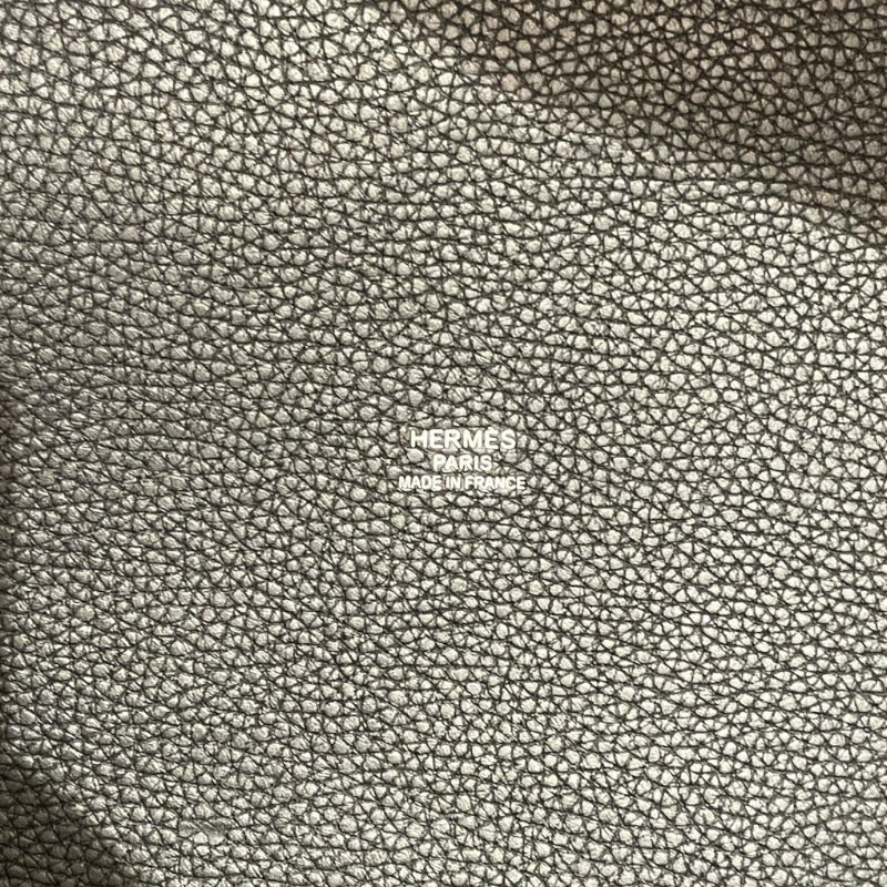 エルメス HERMES ピュールサングル U刻 ブラック　 トワルミリタリー・トリヨン メンズ トートバッグ