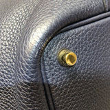 エルメス HERMES ピコタンロックPM 鍵欠品 D刻印(2019年製) ブルーアンクル ゴールド金具 トリヨン レディース ハンドバッグ
