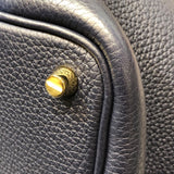 エルメス HERMES ピコタンロックPM 鍵欠品 D刻印(2019年製) ブルーアンクル ゴールド金具 トリヨン レディース ハンドバッグ
