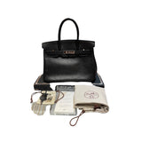 エルメス HERMES バーキン30 □K刻 エプソン レディース ハンドバッグ