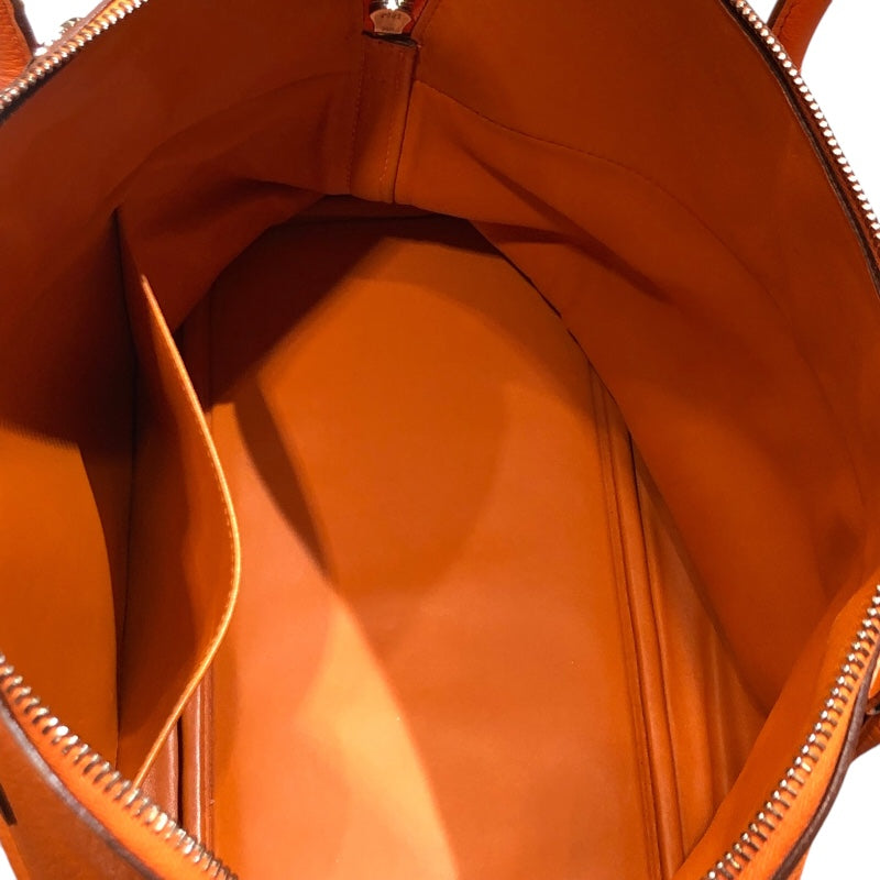 エルメス HERMES ボリード35 ストラップ・カデナ欠品 □M刻 オレンジ シルバー金具 トリヨンクレマンス レディース ハンドバッグ