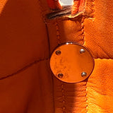 エルメス HERMES ボリード35 ストラップ・カデナ欠品 □M刻 オレンジ シルバー金具 トリヨンクレマンス レディース ハンドバッグ