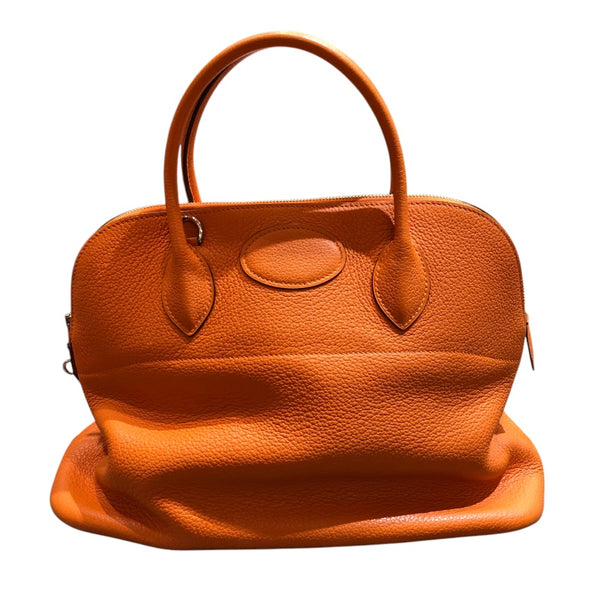 エルメス HERMES ボリード35 ストラップ・カデナ欠品 □M刻 オレンジ シルバー金具 トリヨンクレマンス レディース ハンドバッグ