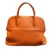 エルメス HERMES ボリード35 ストラップ・カデナ欠品 □M刻 オレンジ シルバー金具 トリヨンクレマンス レディース ハンドバッグ
