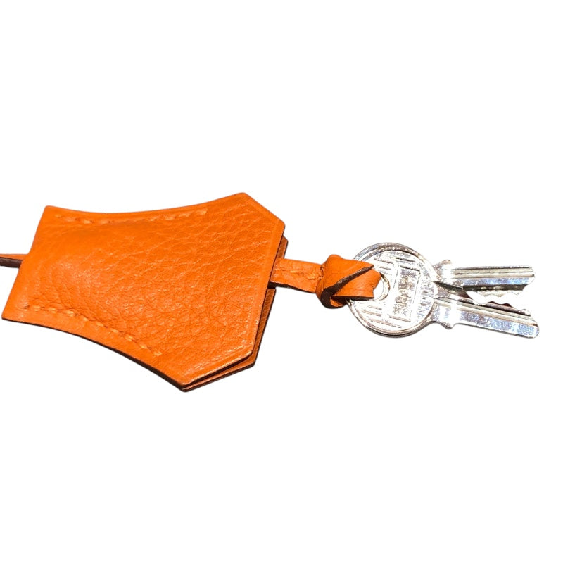 エルメス HERMES ボリード35 ストラップ・カデナ欠品 □M刻 オレンジ シルバー金具 トリヨンクレマンス レディース ハンドバッグ
