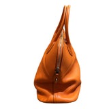 エルメス HERMES ボリード35 ストラップ・カデナ欠品 □M刻 オレンジ シルバー金具 トリヨンクレマンス レディース ハンドバッグ