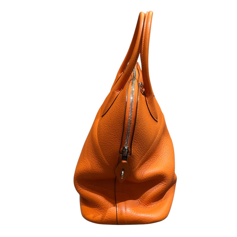 エルメス HERMES ボリード35 ストラップ・カデナ欠品 □M刻 オレンジ シルバー金具 トリヨンクレマンス レディース ハンドバッグ