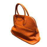 エルメス HERMES ボリード35 ストラップ・カデナ欠品 □M刻 オレンジ シルバー金具 トリヨンクレマンス レディース ハンドバッグ