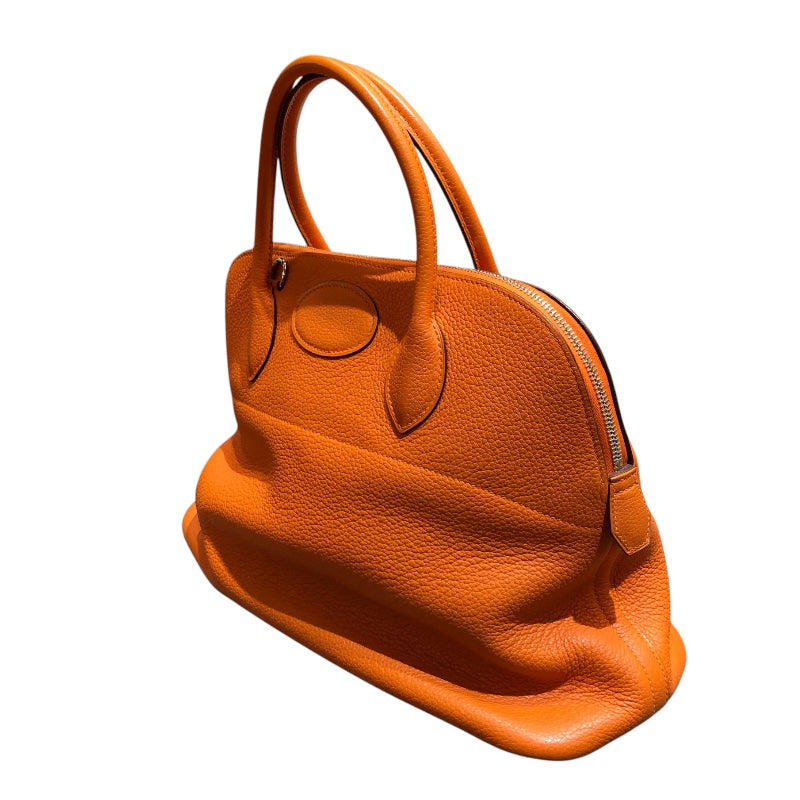 エルメス HERMES ボリード35 ストラップ・カデナ欠品 □M刻 オレンジ シルバー金具 トリヨンクレマンス レディース ハンドバッグ