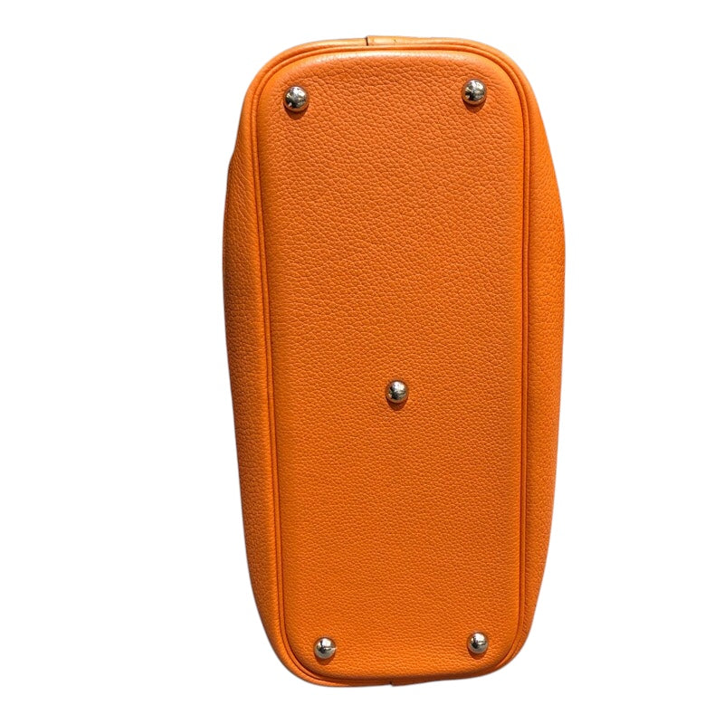 エルメス HERMES ボリード35 ストラップ・カデナ欠品 □M刻 オレンジ シルバー金具 トリヨンクレマンス レディース ハンドバッグ
