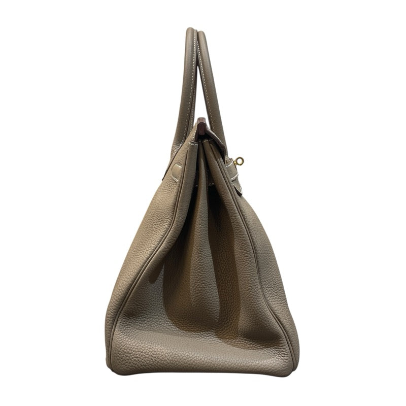 エルメス HERMES バーキン35 X刻 エトゥープ ゴールド金具 トゴ レディース ハンドバッグ