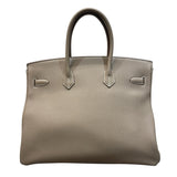 エルメス HERMES バーキン35 X刻 エトゥープ ゴールド金具 トゴ レディース ハンドバッグ