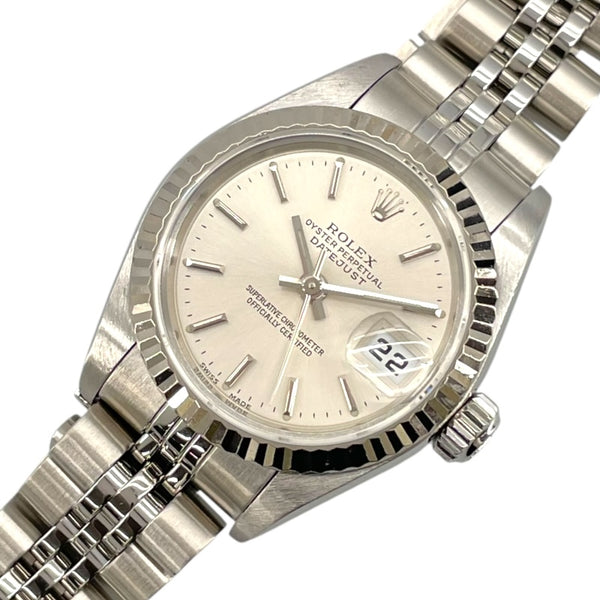 ロレックス ROLEX デイトジャスト 79174 シルバー K18WG/SS 自動巻き レディース 腕時計