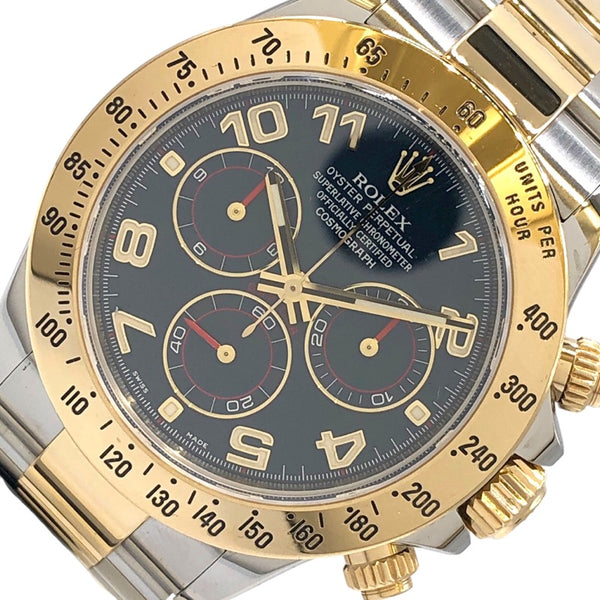 ロレックス ROLEX デイトナ 116523 ネイビー K18/SS メンズ 腕時計