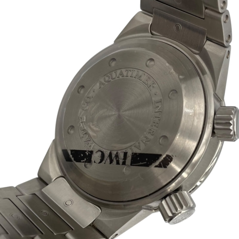 インターナショナルウォッチカンパニー IWC アクアタイマー  オートマティック IW354805 ブラック SS メンズ 腕時計
