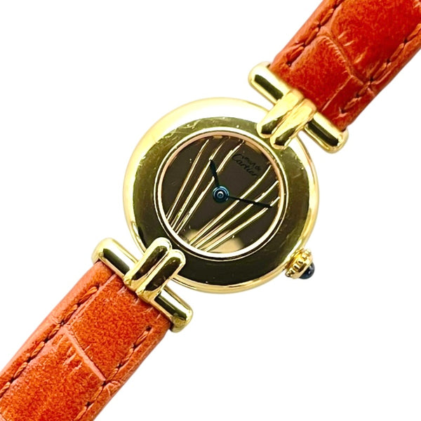 カルティエ Cartier マストコリゼ 590002 ゴールド SV/GF レディース 腕時計