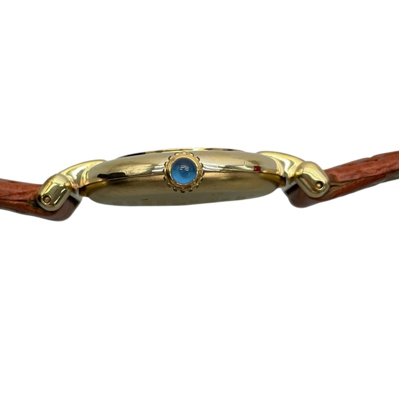 カルティエ Cartier マストコリゼ 590002 ゴールド SV/GF レディース 腕時計