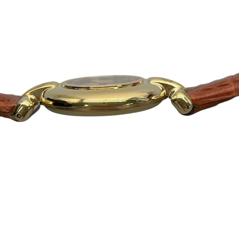 カルティエ Cartier マストコリゼ 590002 ゴールド SV/GF レディース 腕時計