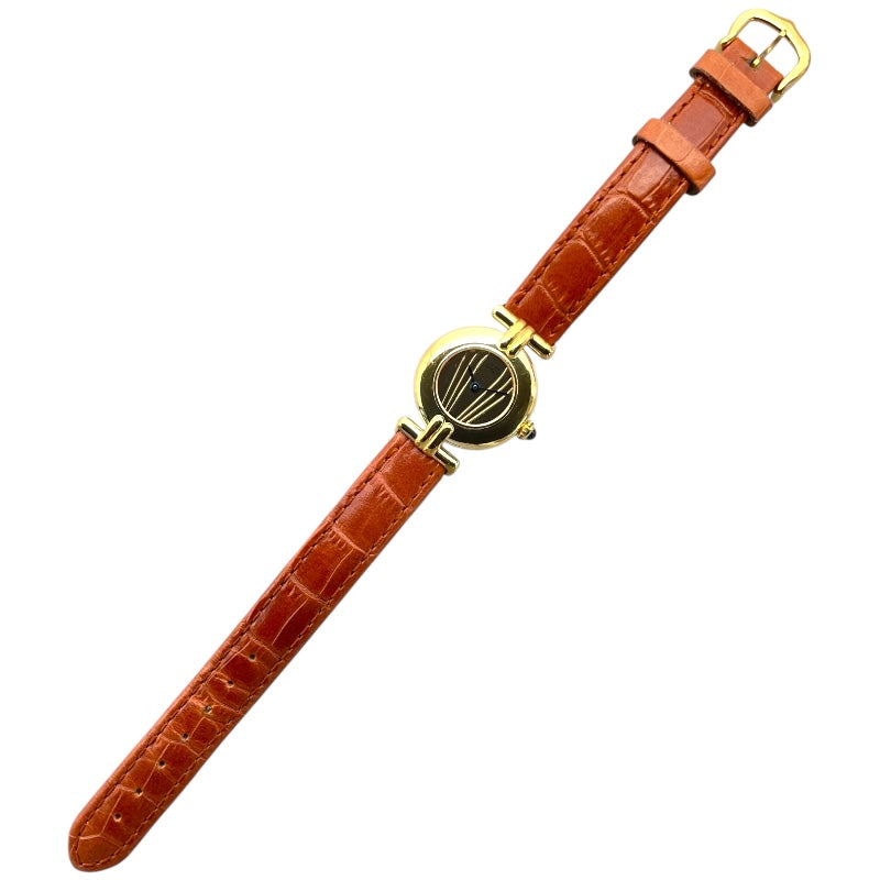 カルティエ Cartier マストコリゼ 590002 ゴールド SV/GF レディース 腕時計
