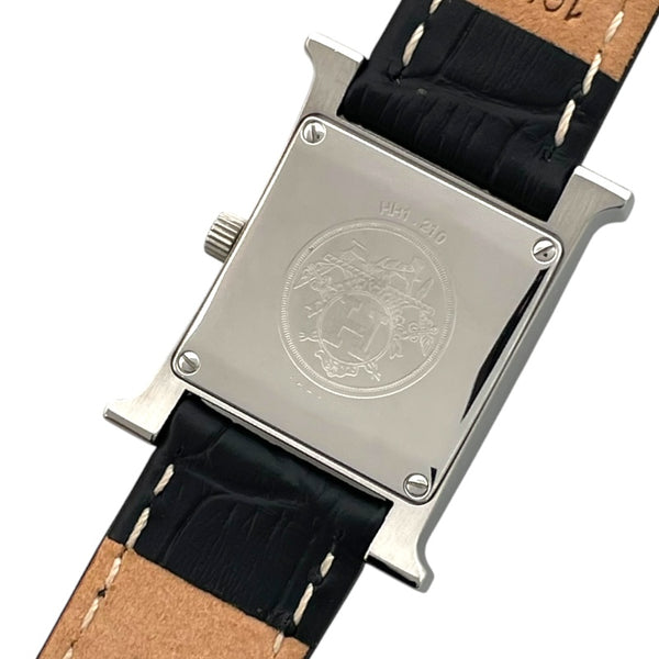 エルメス HERMES Hウォッチ HH1.210 ブルー SS クオーツ レディース 腕時計