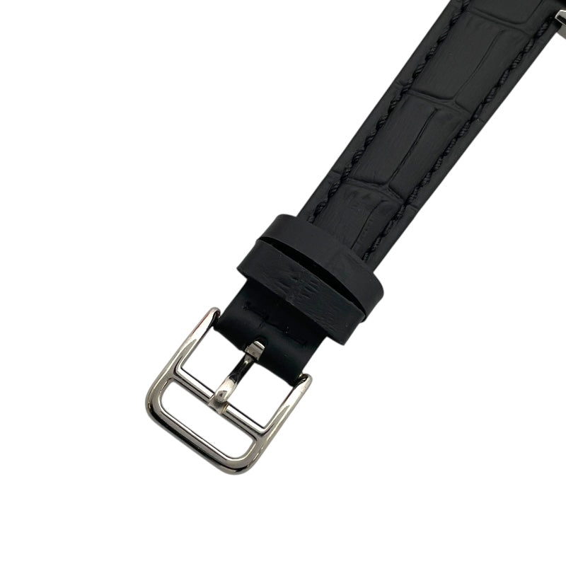 エルメス HERMES Hウォッチ HH1.210 ブルー SS クオーツ レディース 腕時計
