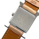エルメス HERMES Hウォッチ HH1.210 ベージュ SS クオーツ レディース 腕時計