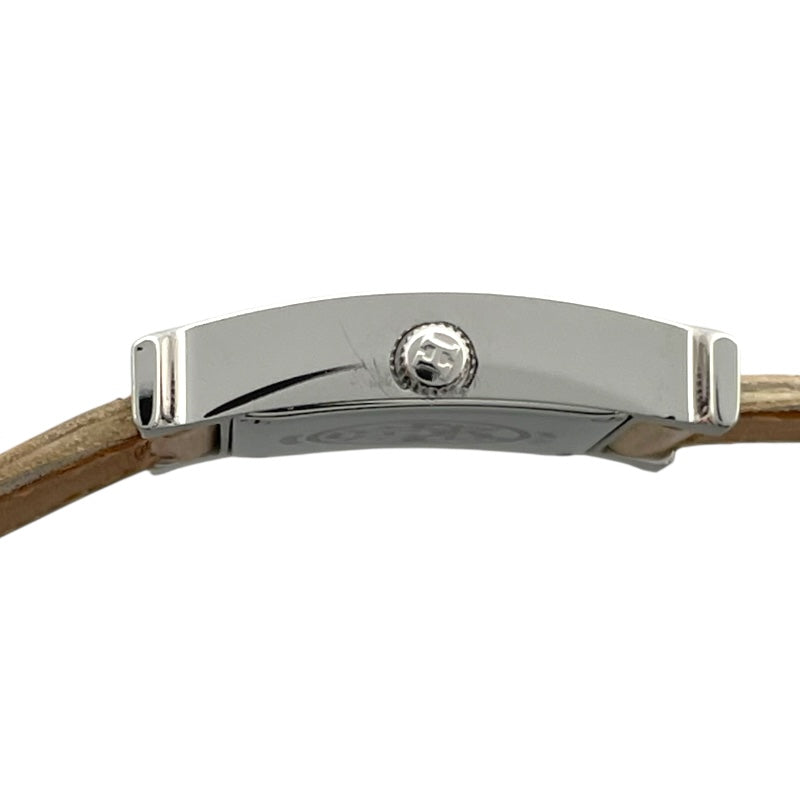 エルメス HERMES Hウォッチ HH1.210 ベージュ SS クオーツ レディース 腕時計