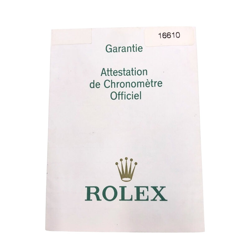 ロレックス ROLEX サブマリーナ 16610LV ステンレススチール ステンレススチール メンズ 腕時計
