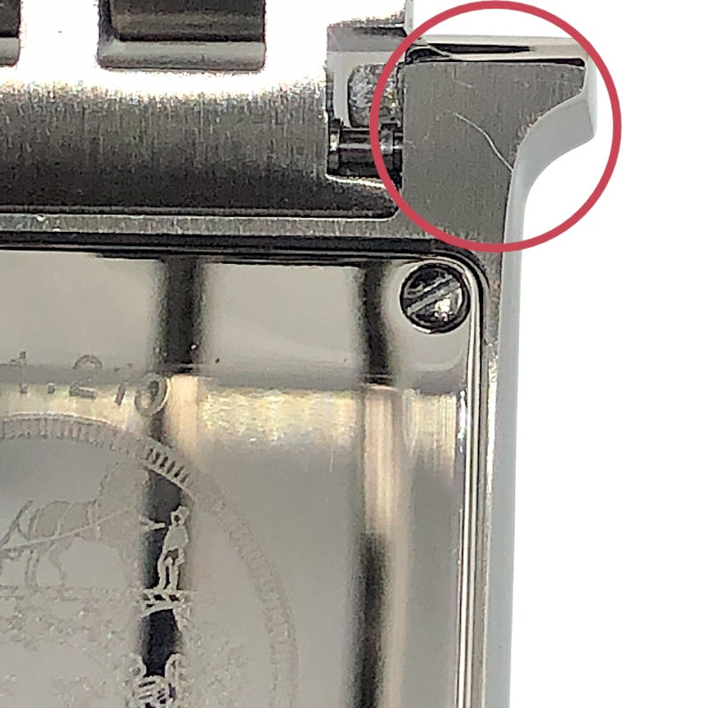 エルメス HERMES Hウォッチ HH1.210 シルバー×ピンク ステンレススチール クオーツ レディース 腕時計