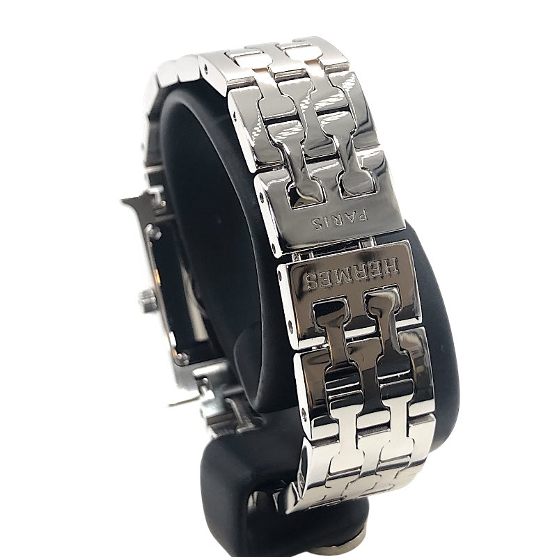エルメス HERMES Hウォッチ HH1.210 シルバー×ピンク ステンレス