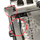 エルメス HERMES Hウォッチ HH1.210 シルバー×ピンク ステンレススチール クオーツ レディース 腕時計