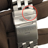 ブライトリング BREITLING クロノマット ブラックバード ビッグデイト A44359 ブラック×シルバー ステンレス メンズ 腕時計