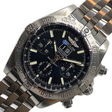 ブライトリング BREITLING クロノマット ブラックバード ビッグデイト A44359 ブラック×シルバー ステンレス メンズ 腕時計