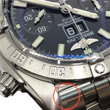 ブライトリング BREITLING クロノマット ブラックバード ビッグデイト A44359 ブラック×シルバー ステンレス メンズ 腕時計