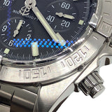 ブライトリング BREITLING クロノマット ブラックバード ビッグデイト A44359 ブラック×シルバー ステンレス メンズ 腕時計