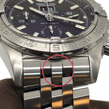 ブライトリング BREITLING クロノマット ブラックバード ビッグデイト A44359 ブラック×シルバー ステンレス メンズ 腕時計