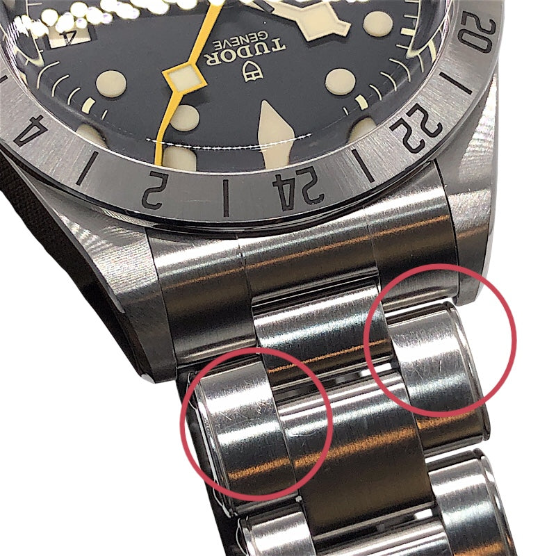チューダー/チュードル TUDOR ブラックベイ プロ 79470 ブラック×シルバー ステンレス メンズ 腕時計