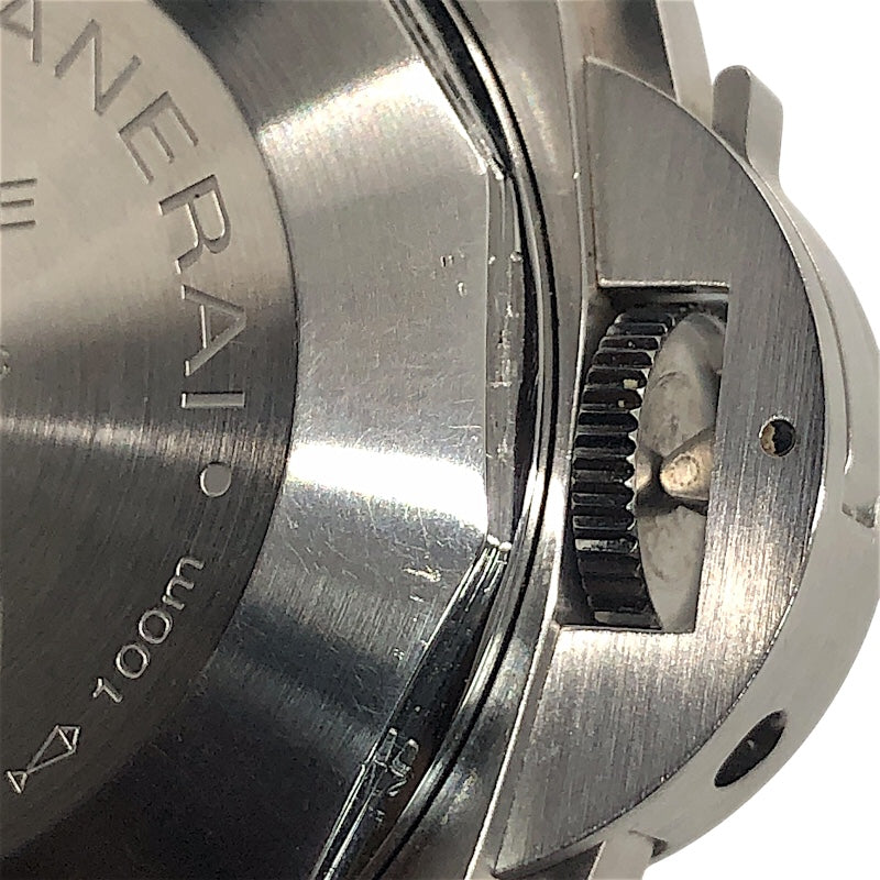 パネライ PANERAI ルミノール クロノグラフ デイライト PAM00250 ブラック SS/純正ベルト メンズ 腕時計