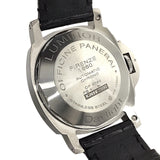 パネライ PANERAI ルミノール クロノグラフ デイライト PAM00250 ブラック SS/純正ベルト メンズ 腕時計