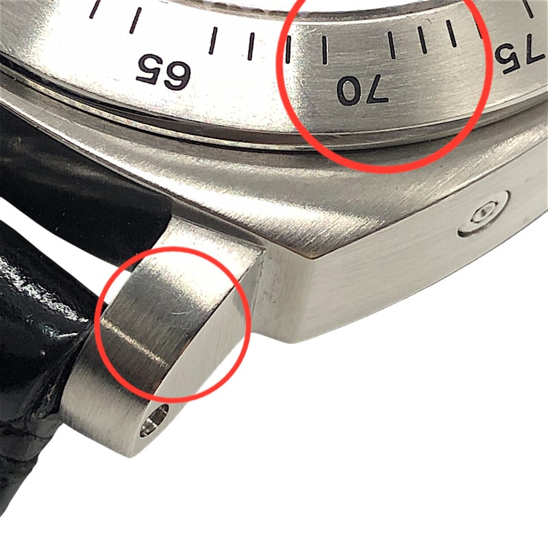 パネライ PANERAI ルミノール クロノグラフ デイライト PAM00250 ブラック SS/純正ベルト メンズ 腕時計