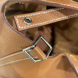 エルメス HERMES ピコタンロックMM Z刻印 ゴールド シルバー金具 トリヨンクレマンス レディース ハンドバッグ