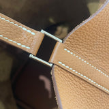 エルメス HERMES ピコタンロックMM Z刻印 ゴールド シルバー金具 トリヨンクレマンス レディース ハンドバッグ