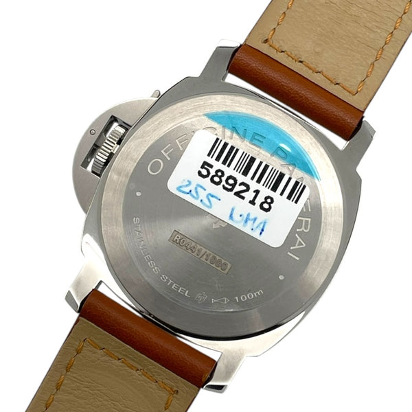 パネライ PANERAI ルミノールマリーナ ロゴ アッチャイオ PAM00632 ブラウン SS 手巻き メンズ 腕時計