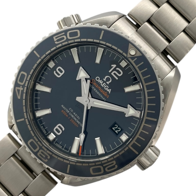 オメガ OMEGA シーマスター プラネットオーシャン 600M コーアクシャル 215.30.44.21.03.001 ブルー SS メンズ 腕時計