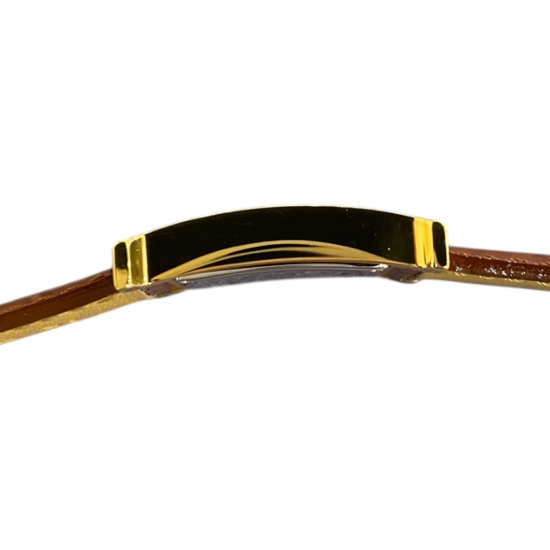 エルメス HERMES Hウォッチ HH1.201 ホワイト GP/SS レディース 腕時計