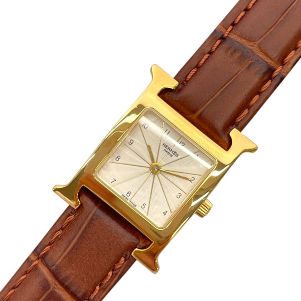 エルメス HERMES Hウォッチ HH1.201.283 ゴールド レディース 腕時計