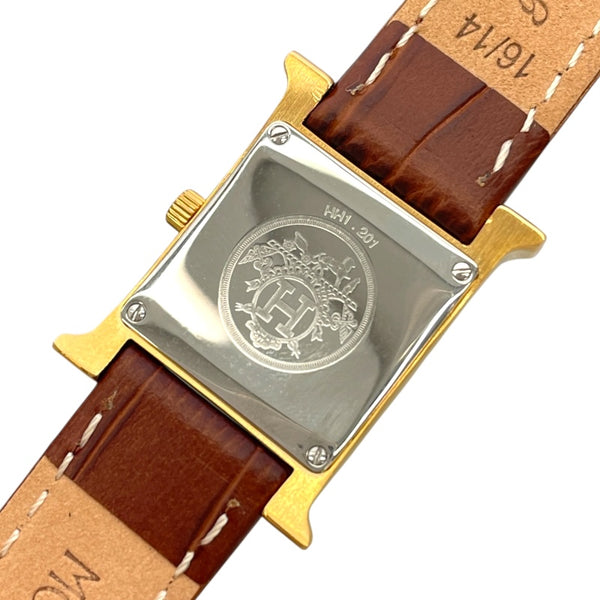 エルメス HERMES Hウォッチ HH1.201.283 ゴールド レディース 腕時計