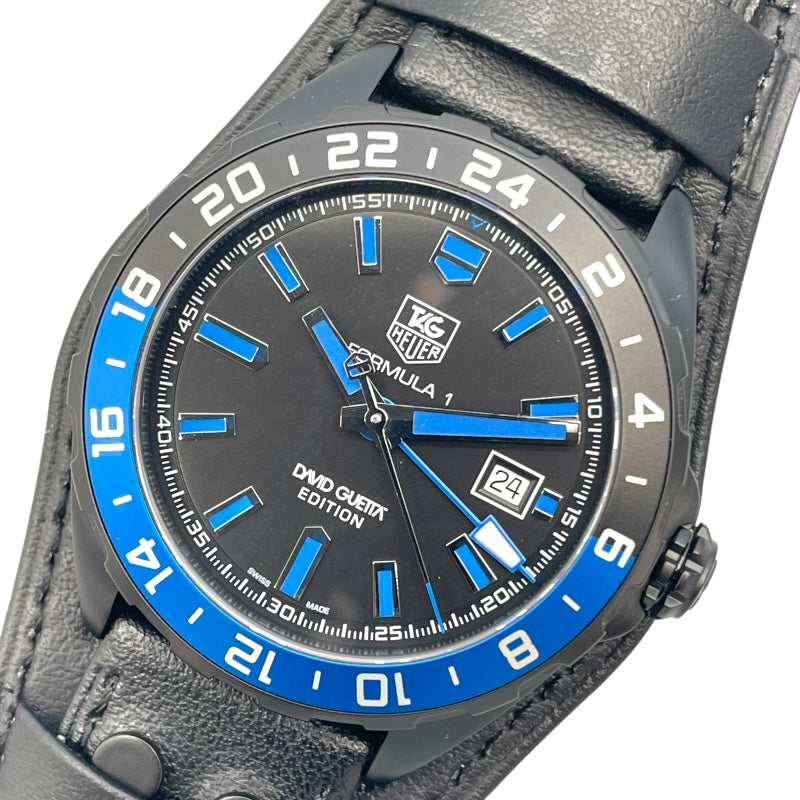 タグ・ホイヤー TAG HEUER フォーミュラ1 デヴィット ゲッタエディション WAZ201A.FC8195 ブラック SS 自動巻き メンズ 腕時計