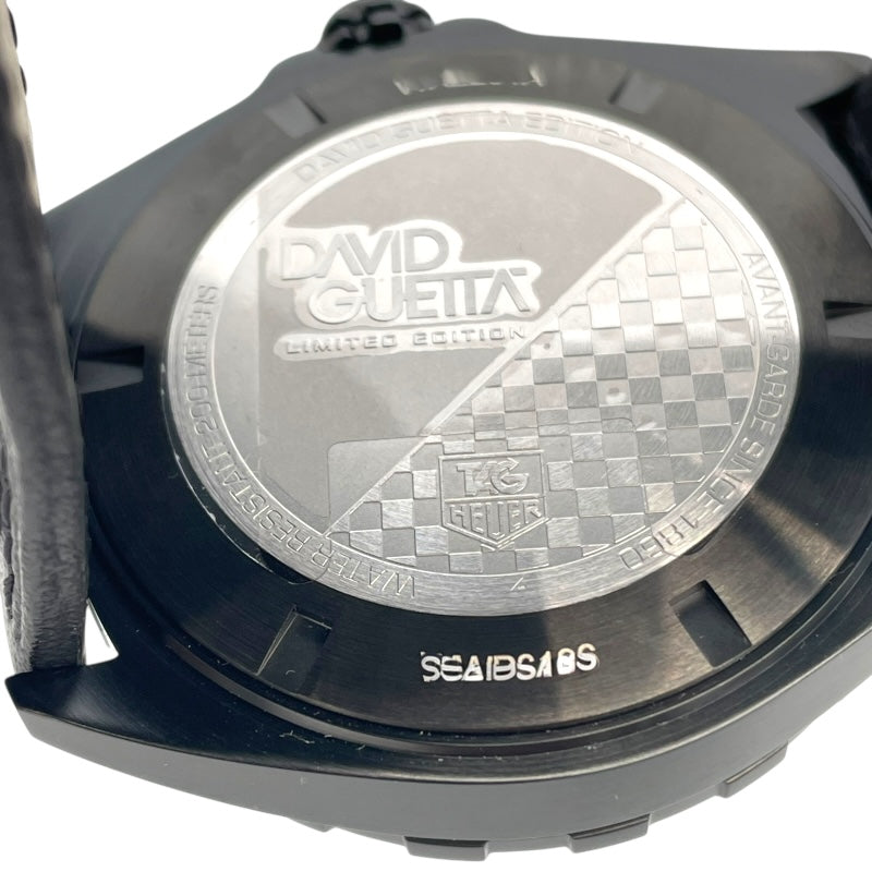 タグ・ホイヤー TAG HEUER フォーミュラ1 デヴィット ゲッタエディション WAZ201A.FC8195 ブラック SS 自動巻き メンズ 腕時計