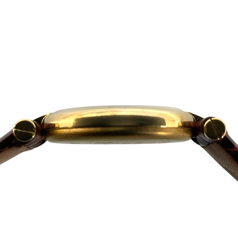 カルティエ Cartier マストヴァンドーム アイボリー SV/GF レディース 腕時計